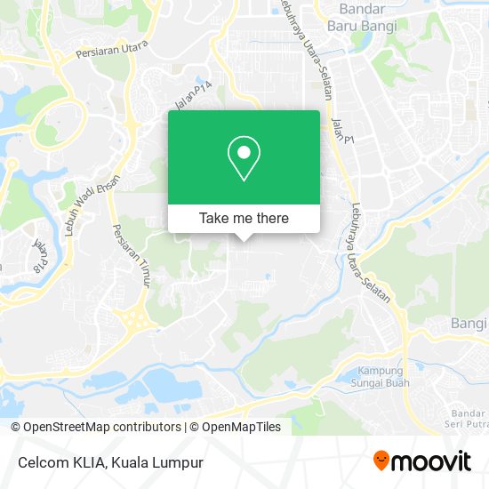 Celcom KLIA map