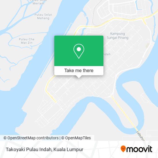 Peta Takoyaki Pulau Indah