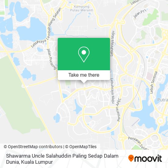 Shawarma Uncle Salahuddin Paling Sedap Dalam Dunia map
