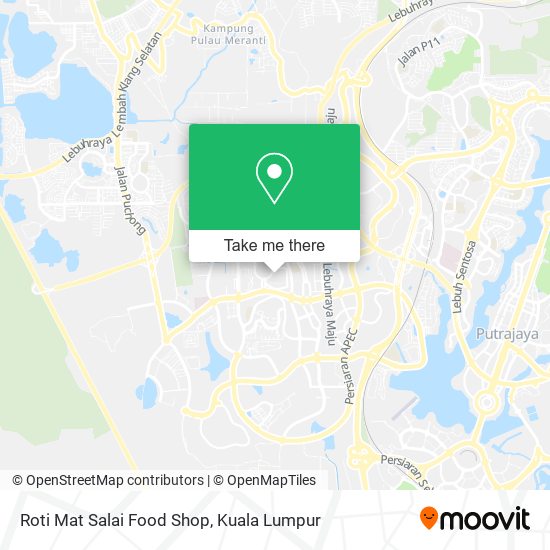 Peta Roti Mat Salai Food Shop
