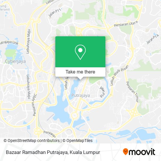 Peta Bazaar Ramadhan Putrajaya