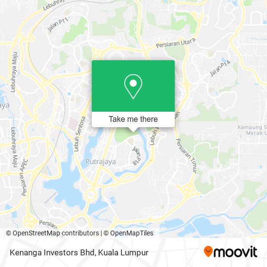 Kenanga Investors Bhd map