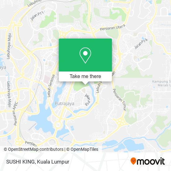 SUSHI KING map