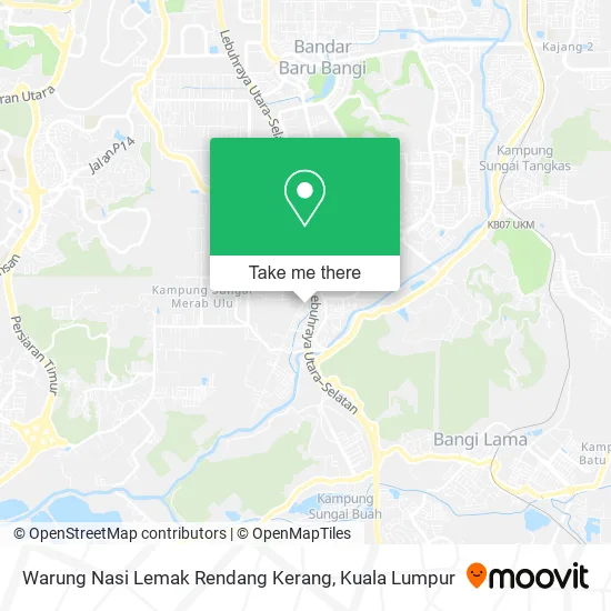 Warung Nasi Lemak Rendang Kerang map