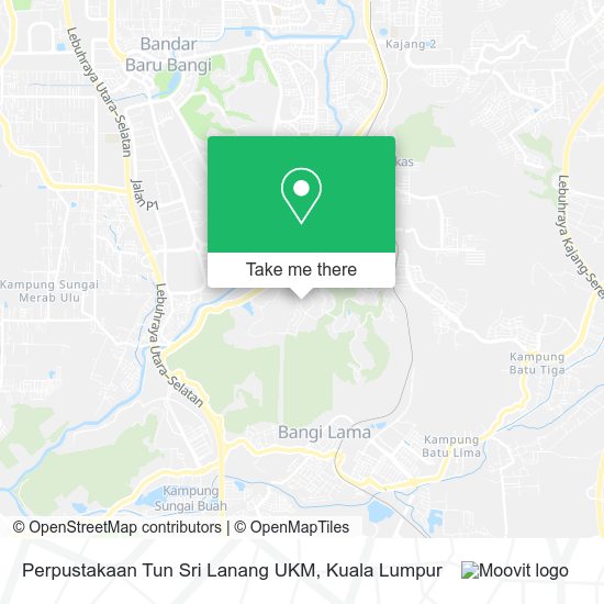 Perpustakaan Tun Sri Lanang UKM map