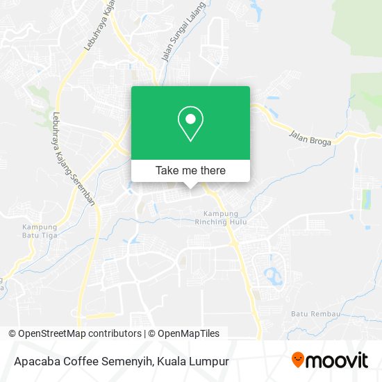 Peta Apacaba Coffee Semenyih
