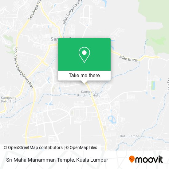 Sri Maha Mariamman Temple map