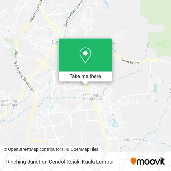 Rinching Junction Cendol Rojak map