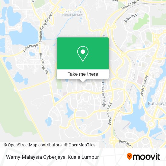 Wamy-Malaysia Cyberjaya map
