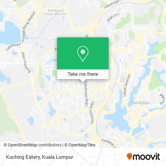 Kuching Eatery map