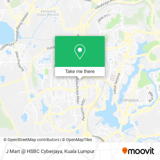J Mart @ HSBC Cyberjaya map