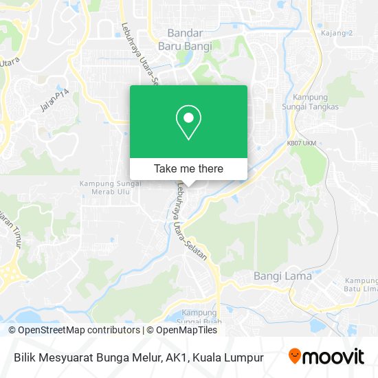 Bilik Mesyuarat Bunga Melur, AK1 map