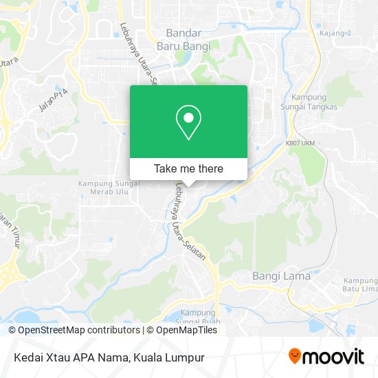 Kedai Xtau APA Nama map