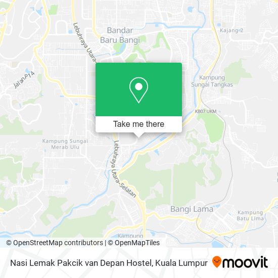 Nasi Lemak Pakcik van Depan Hostel map