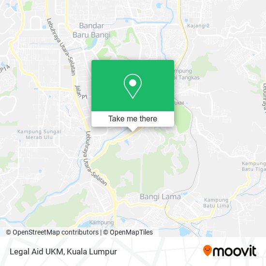 Legal Aid UKM map
