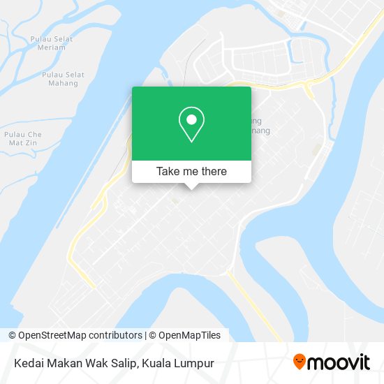 Kedai Makan Wak Salip map