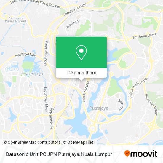 Datasonic Unit PC JPN Putrajaya map