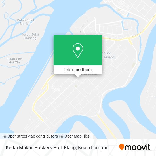 Peta Kedai Makan Rockers Port Klang