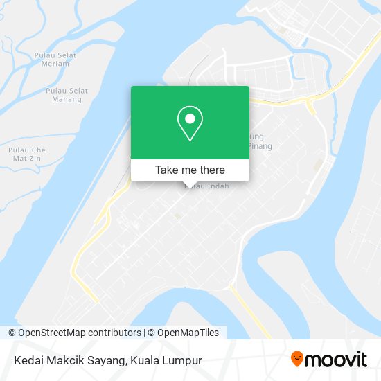 Kedai Makcik Sayang map