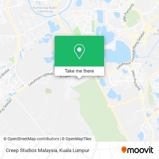 Creep Studios Malaysia map