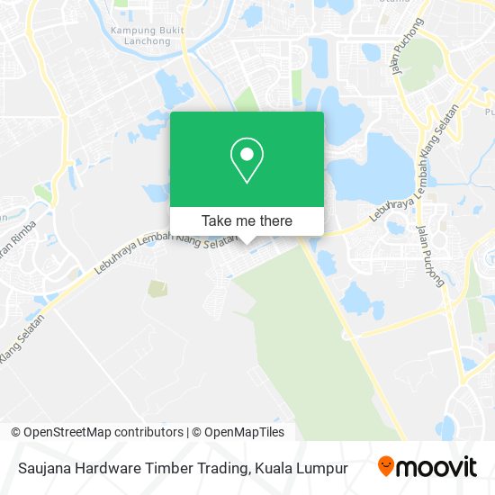 Saujana Hardware Timber Trading map