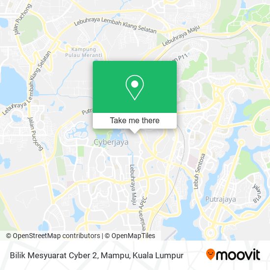 Bilik Mesyuarat Cyber 2, Mampu map