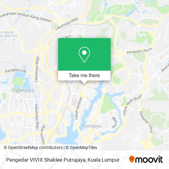 Peta Pengedar VIVIX Shaklee Putrajaya