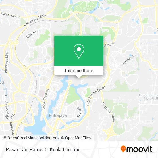 Peta Pasar Tani Parcel C