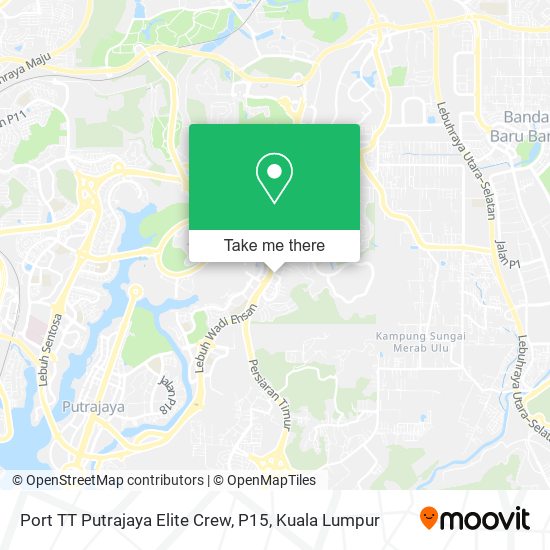 Port TT Putrajaya Elite Crew, P15 map