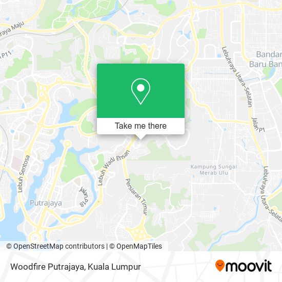 Woodfire Putrajaya map