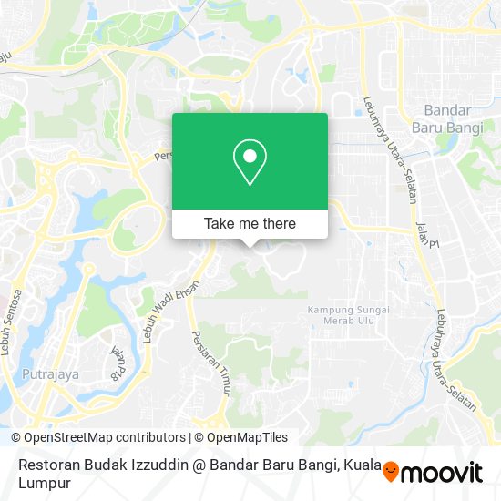 Restoran Budak Izzuddin @ Bandar Baru Bangi map