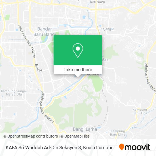 KAFA Sri Waddah Ad-Din Seksyen 3 map