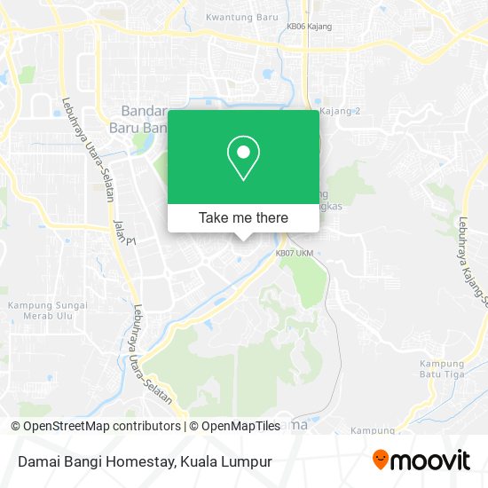 Peta Damai Bangi Homestay