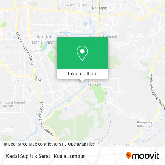 Peta Kedai Sup Itik Serati