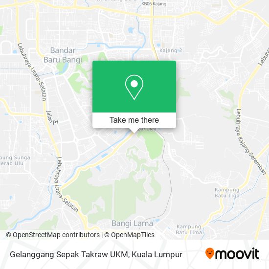 Gelanggang Sepak Takraw UKM map