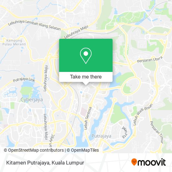 Kitamen Putrajaya map