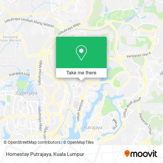 Peta Homestay Putrajaya
