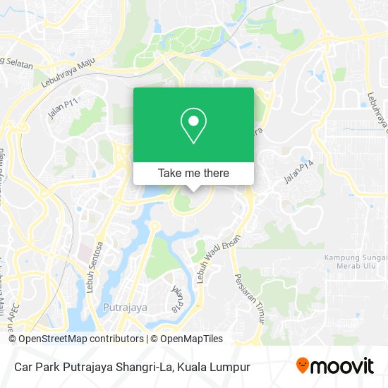 Car Park Putrajaya Shangri-La map