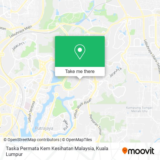 Peta Taska Permata Kem Kesihatan Malaysia