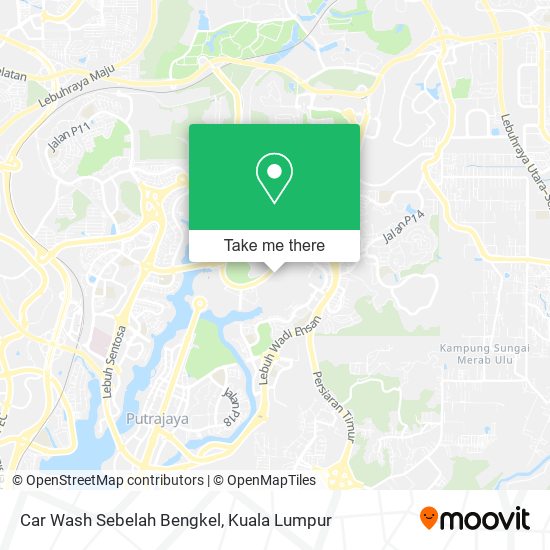 Car Wash Sebelah Bengkel map