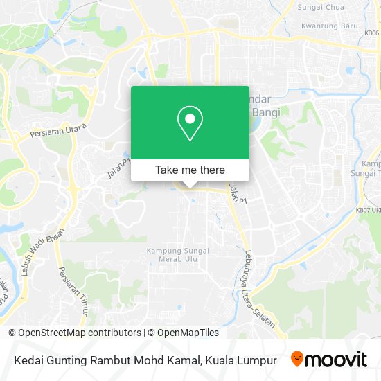 Peta Kedai Gunting Rambut Mohd Kamal