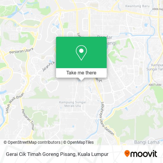 Peta Gerai Cik Timah Goreng Pisang