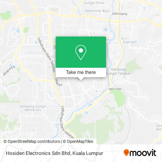 Hosiden Electronics Sdn Bhd map