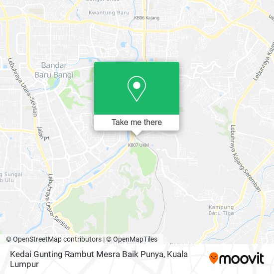 Kedai Gunting Rambut Mesra Baik Punya map