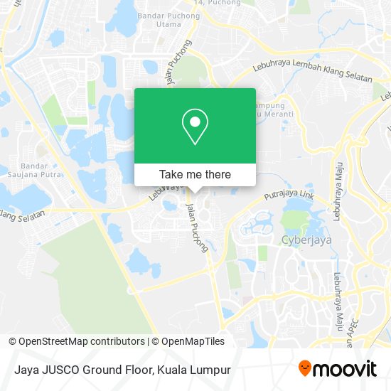 Jaya JUSCO Ground Floor map