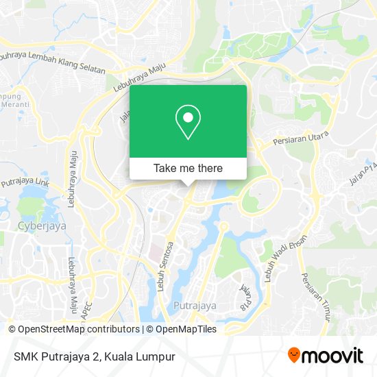 SMK Putrajaya 2 map