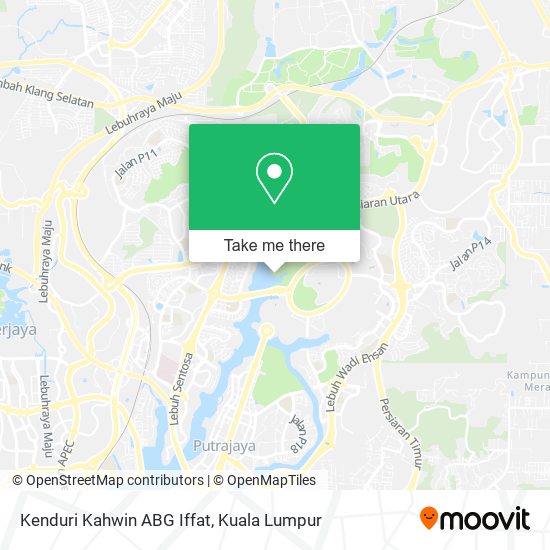 Kenduri Kahwin ABG Iffat map