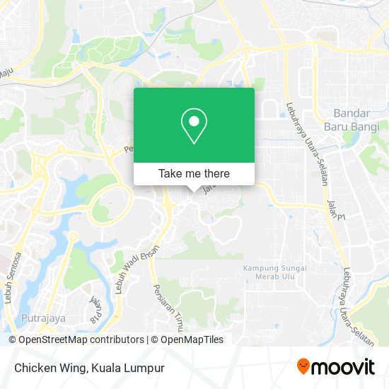 Chicken Wing map