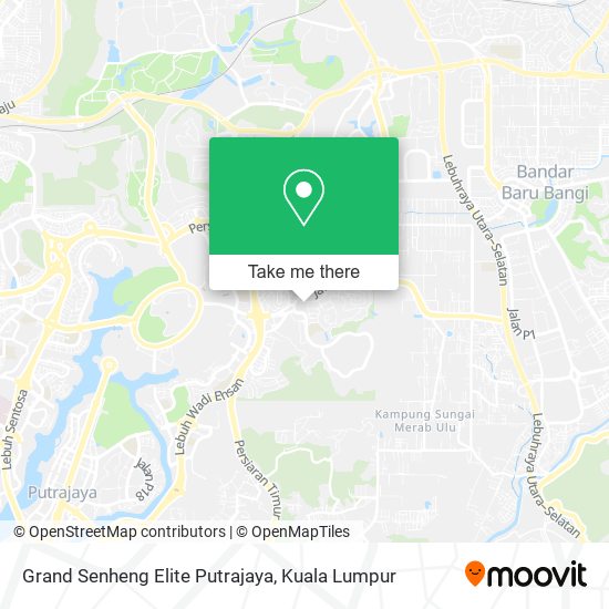 Grand Senheng Elite Putrajaya map