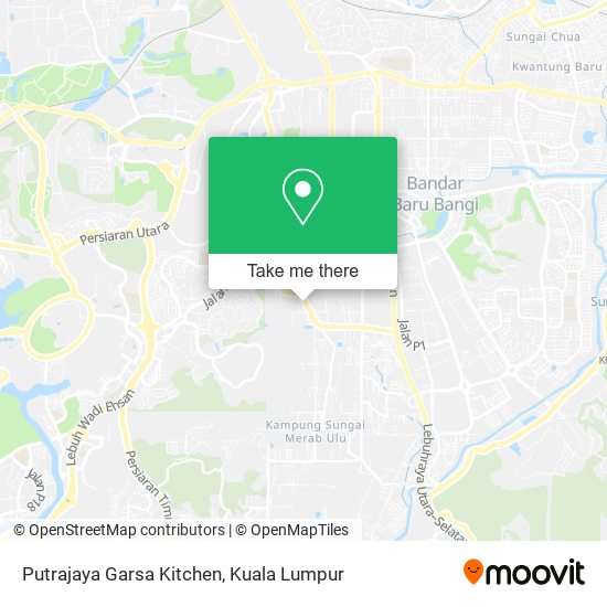 Putrajaya Garsa Kitchen map